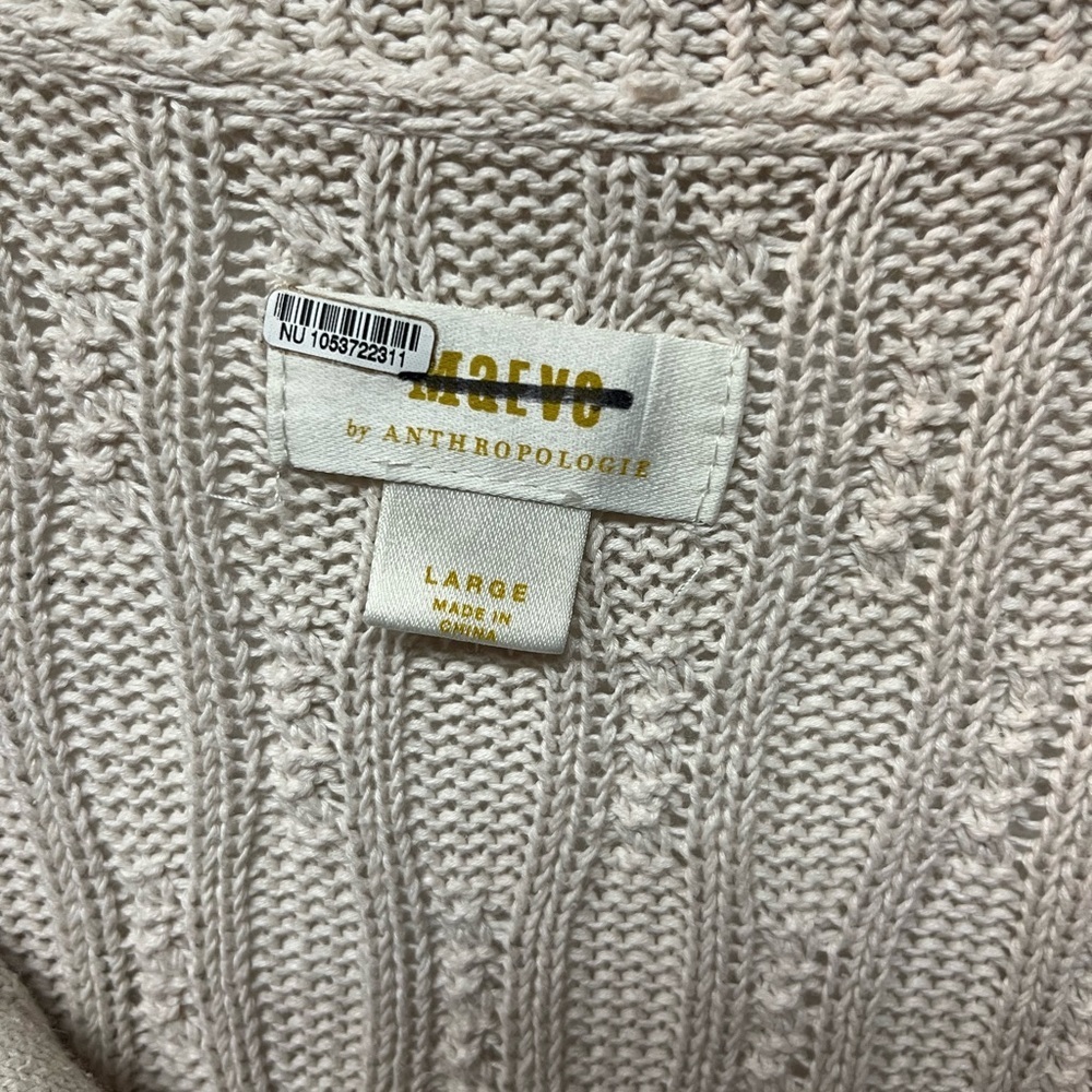 Anthropologie Cream Knit Sweater - Picture 5 of 7